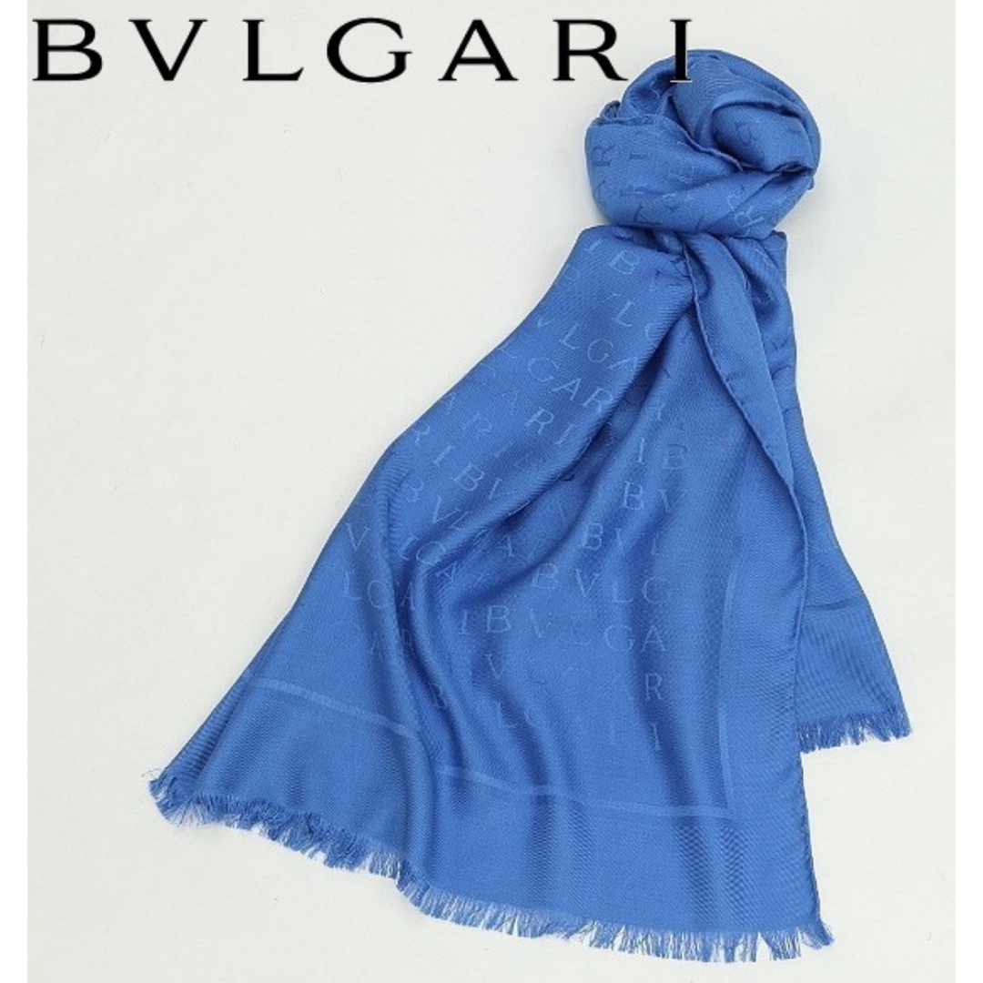 BVLGARI(ブルガリ)の美品　ブルガリ BVLGARI 大判　ストール レディースのファッション小物(ストール/パシュミナ)の商品写真