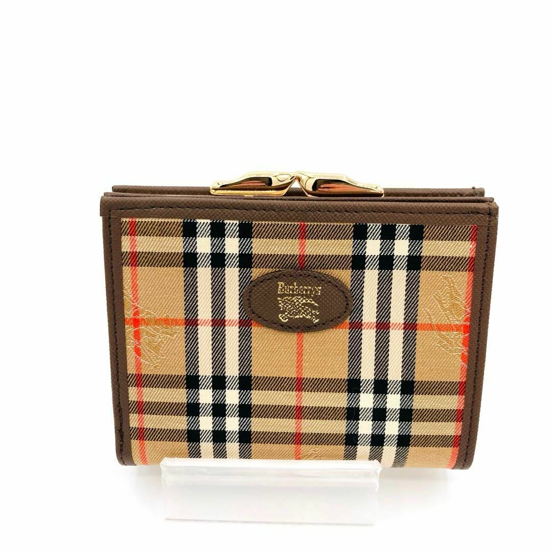 BURBERRY(バーバリー)のBurberrys バーバリーズ ノバチェック キャンバス×レザー  品薄　希少 レディースのファッション小物(財布)の商品写真