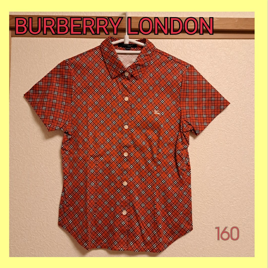 BURBERRY - BURBERRY LONDON 半袖 シャツ バーバリー キッズ 160