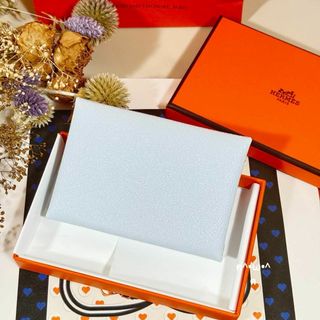 エルメス(Hermes)のHERMES カルヴィデュオ　ヴェルソ　ブルーブリュム　キュイーブル U刻印(財布)