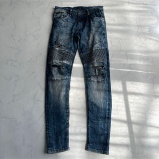 ペペジーンズ(Pepe Jeans)の『 pepe jeans 』ストレッチデニムパンツ／バイカー／ダメージ加工(デニム/ジーンズ)