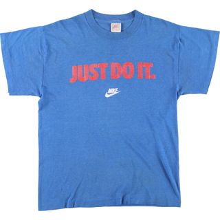 ナイキ(NIKE)の古着 90年代 ナイキ NIKE JUST DO IT 銀タグ プリントTシャツ USA製 メンズM ヴィンテージ /eaa425358(Tシャツ/カットソー(半袖/袖なし))