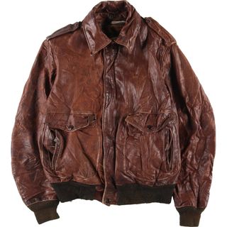 ショット(schott)の古着 70~80年代 ショット SCHOTT A-2タイプ レザーフライトジャケット USA製 メンズM ヴィンテージ /evb005029(レザージャケット)