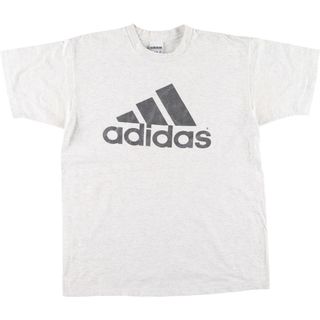 アディダス(adidas)の古着 80年代 アディダス adidas 両面プリント プリントTシャツ カナダ製 メンズL ヴィンテージ /eaa425347(Tシャツ/カットソー(半袖/袖なし))