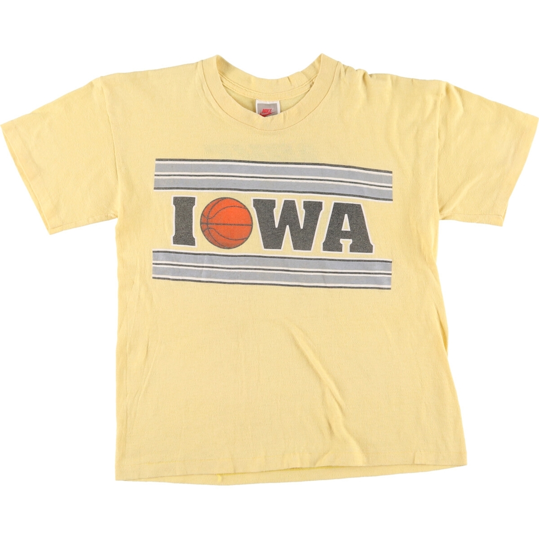 NIKE(ナイキ)の古着 90年代 ナイキ NIKE IOWA STATE アイオワ大学 銀タグ カレッジTシャツ USA製 メンズM ヴィンテージ /eaa425348 メンズのトップス(Tシャツ/カットソー(半袖/袖なし))の商品写真