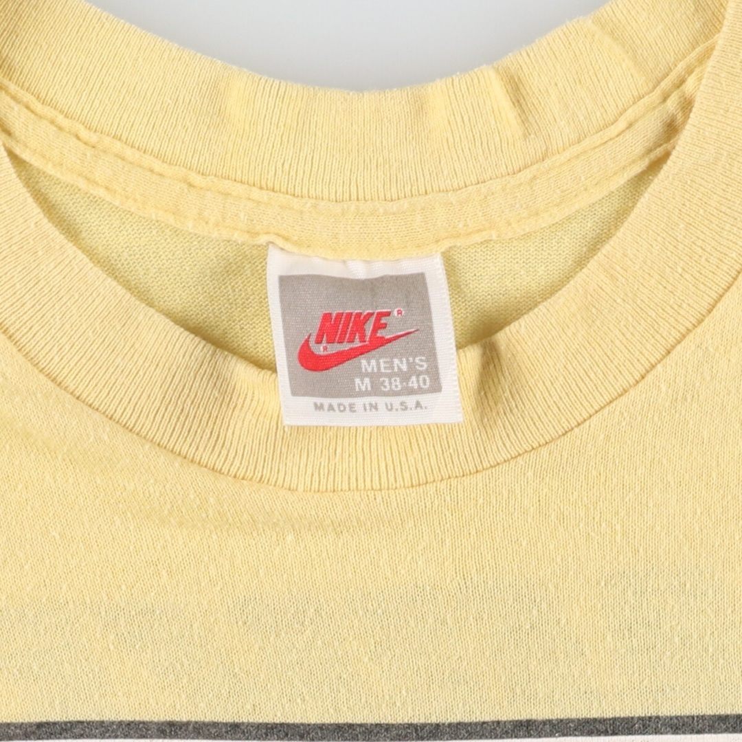 NIKE(ナイキ)の古着 90年代 ナイキ NIKE IOWA STATE アイオワ大学 銀タグ カレッジTシャツ USA製 メンズM ヴィンテージ /eaa425348 メンズのトップス(Tシャツ/カットソー(半袖/袖なし))の商品写真