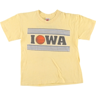 ナイキ(NIKE)の古着 90年代 ナイキ NIKE IOWA STATE アイオワ大学 銀タグ カレッジTシャツ USA製 メンズM ヴィンテージ /eaa425348(Tシャツ/カットソー(半袖/袖なし))