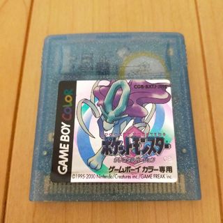 ゲームボーイ(ゲームボーイ)のポケットモンスター　クリスタル　ゲームボーイ　ソフト(携帯用ゲームソフト)