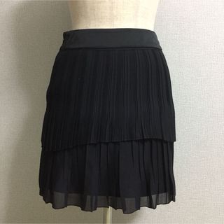 UNTITLED - 新品 UNTITLED ワールド アンタイトル プリーツミニ シフォン スカート