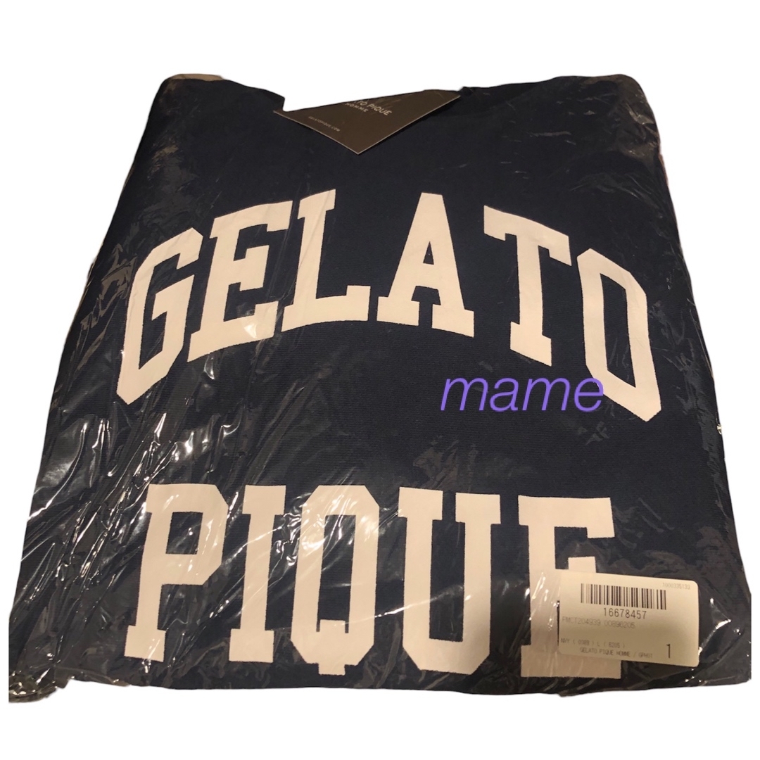 gelato pique(ジェラートピケ)の定価以下！新品【HOMME】リサイクルコットンスウェットパーカーL☆ネイビー メンズのトップス(パーカー)の商品写真