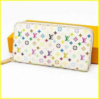 ルイヴィトン(LOUIS VUITTON)の★美品★ ヴィトン 長財布 マルチカラー ジッピーウォレット ラウンド(財布)