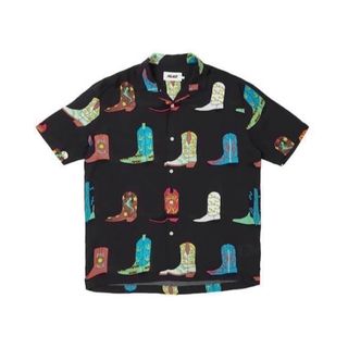 パレス(PALACE)のPalace Skateboards Boots Shirt ブラック 22FW(シャツ)