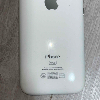 アイフォーン(iPhone)の充電器なし　iphone3gs アイフォン　初代ホワイト　FOMA 2点まとめ(スマートフォン本体)
