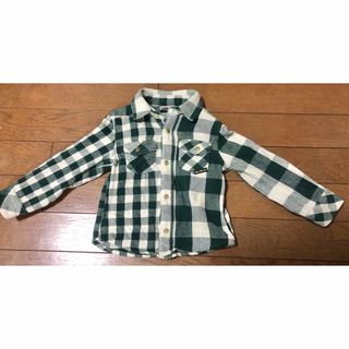 エフオーキッズ(F.O.KIDS)の美品☆F.O.KIDS 長袖シャツ　男の子ベビー春服　90 ネルシャツ(Tシャツ/カットソー)