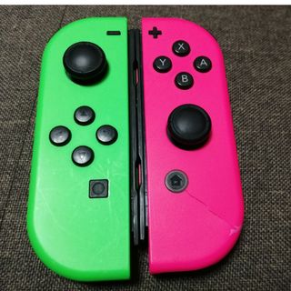 ニンテンドースイッチ(Nintendo Switch)のジョイコン　スプラトゥーンカラー(家庭用ゲーム機本体)