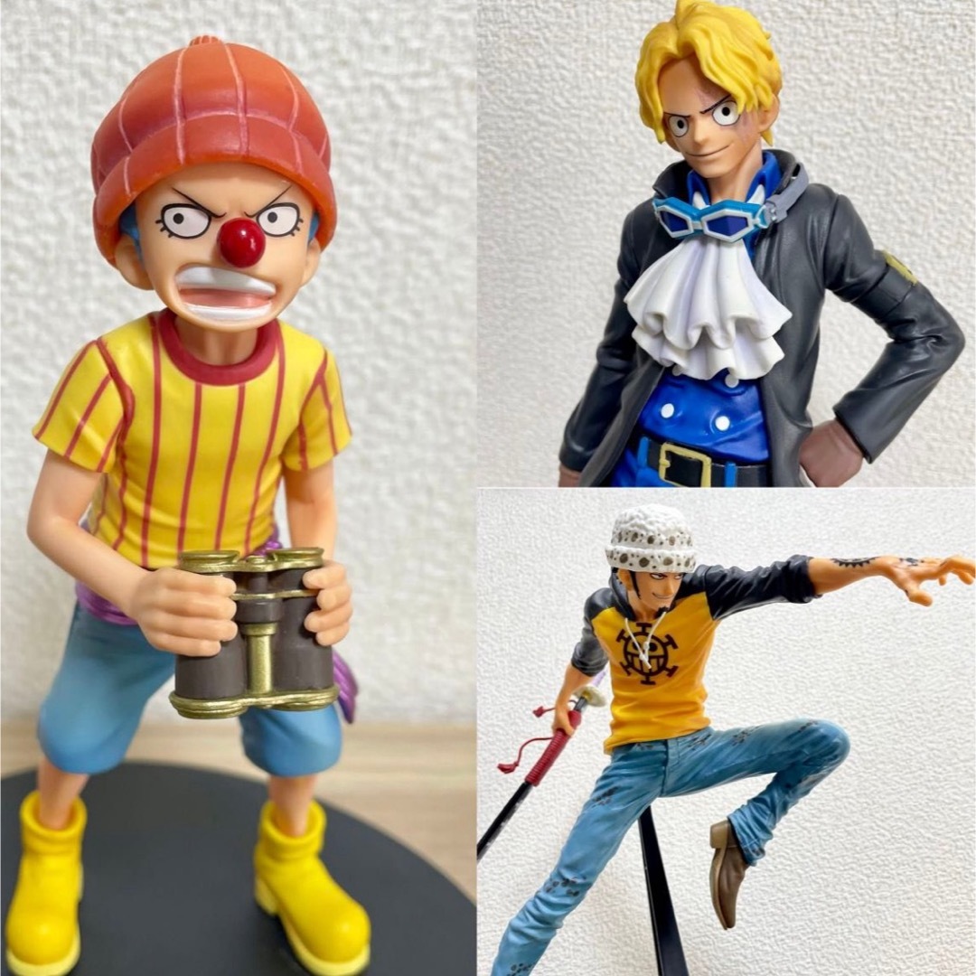 ONE PIECE(ワンピース)のワンピース ONEPIECE3点まとめ売り　フィギュア　プライズ　箱無し　 エンタメ/ホビーのフィギュア(アニメ/ゲーム)の商品写真