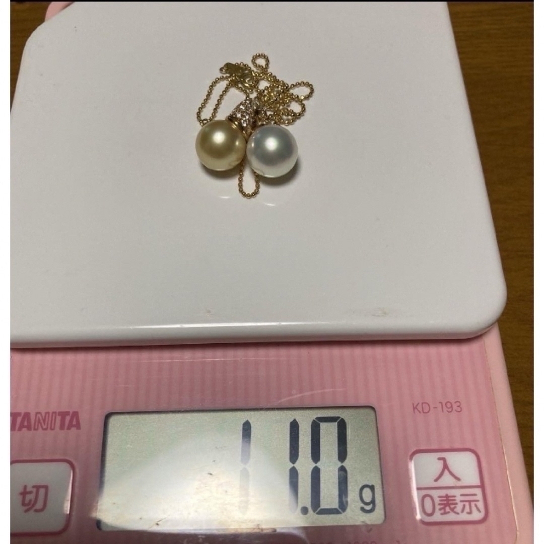 MIKIMOTO(ミキモト)の希少超豪華ミキモトツートンカラー白蝶パールネックレス レディースのアクセサリー(ネックレス)の商品写真