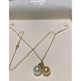 ミキモト(MIKIMOTO)の希少超豪華ミキモトツートンカラー白蝶パールネックレス(ネックレス)