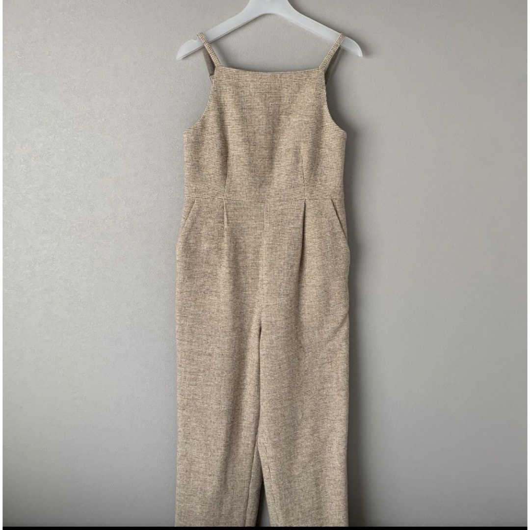 AURALEE(オーラリー)の22AW AURALEE WOOL HAIRLINE TWEED OVERALL レディースのパンツ(オールインワン)の商品写真