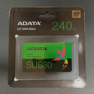 アルダータ(ADATA)の240GB SSD ADATA SU630 ASU630SS-240GQ-R(PCパーツ)