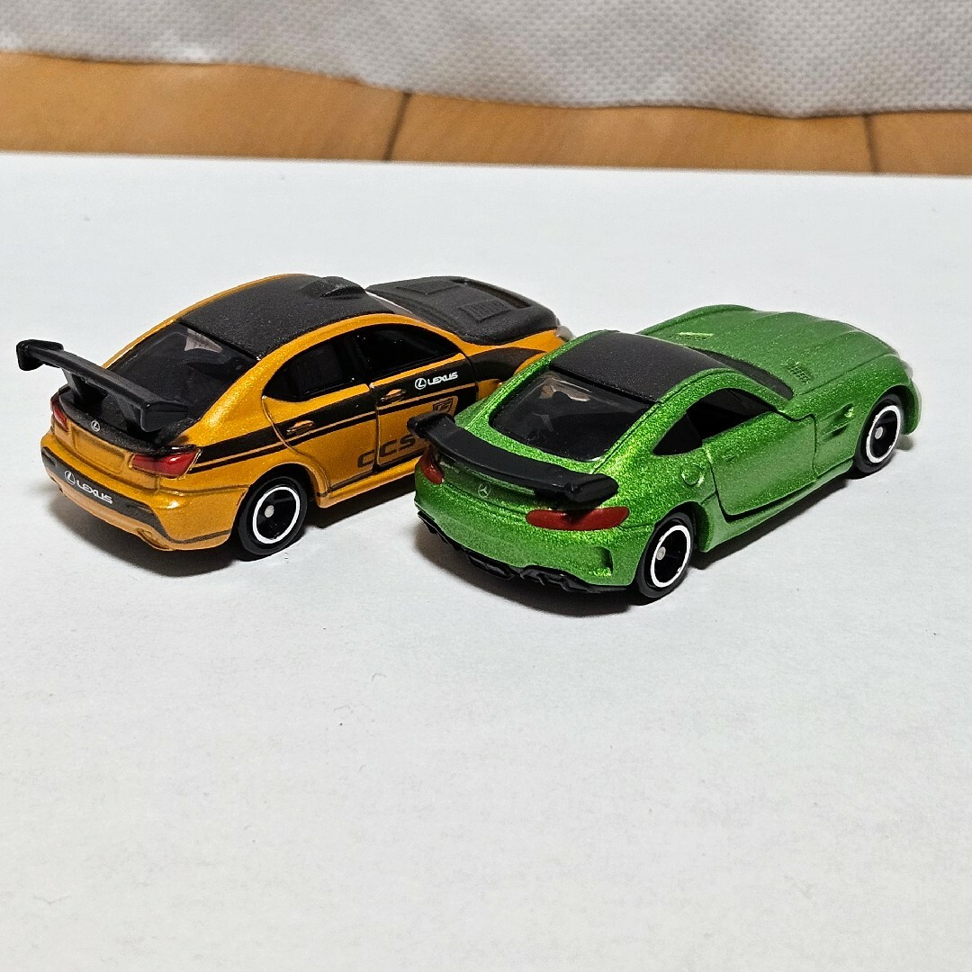 トミカシリーズ(トミカシリーズ)のトミカ レクサス IS-F メルセデスAMG GT R エンタメ/ホビーのおもちゃ/ぬいぐるみ(ミニカー)の商品写真