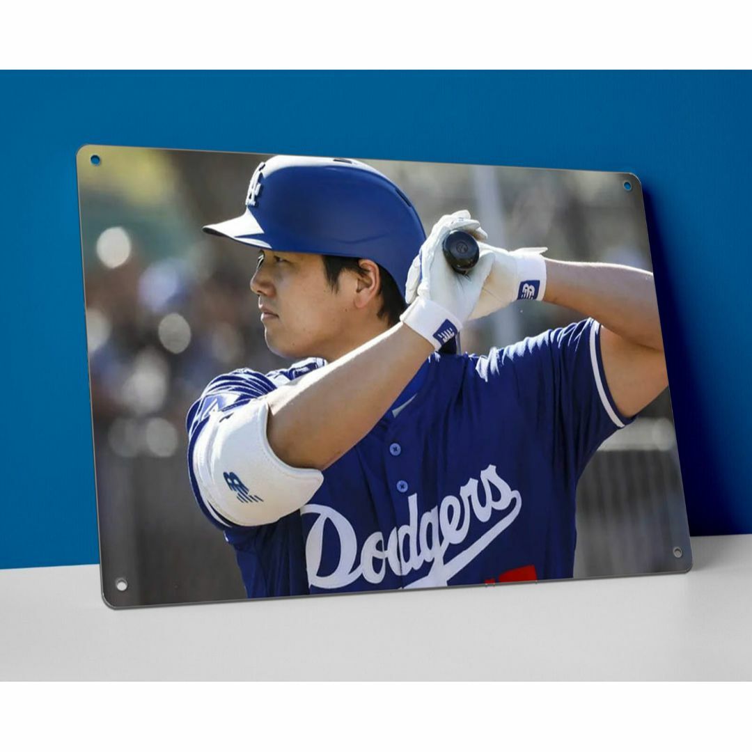 MLB ロサンゼルス・ドジャース 大谷翔平 メタル ポスター ブリキ MLB ロサンゼルス・ドジャース 大谷翔平 メタル ポスター ブリキ