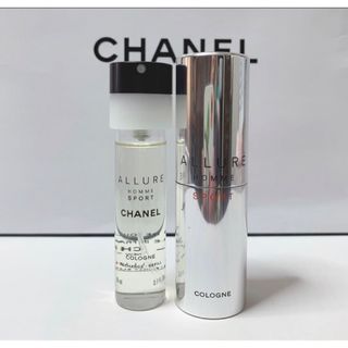 シャネル(CHANEL)の【シャネル】⭐️アリュールオムスポーツコローニュトラベルスプレイ 本体&レフィル(香水(男性用))