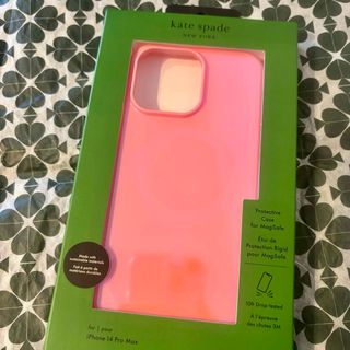 ケイトスペードニューヨーク(kate spade new york)のkate spade iPhone14ProMaxケース ピンクグレープフルーツ(iPhoneケース)