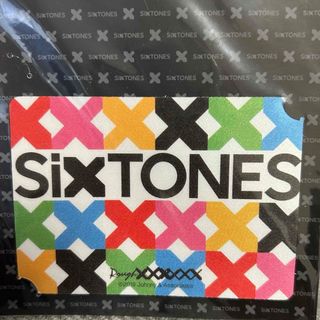 ストーンズ(SixTONES)のSixTONESステッカー(アート/エンタメ/ホビー)