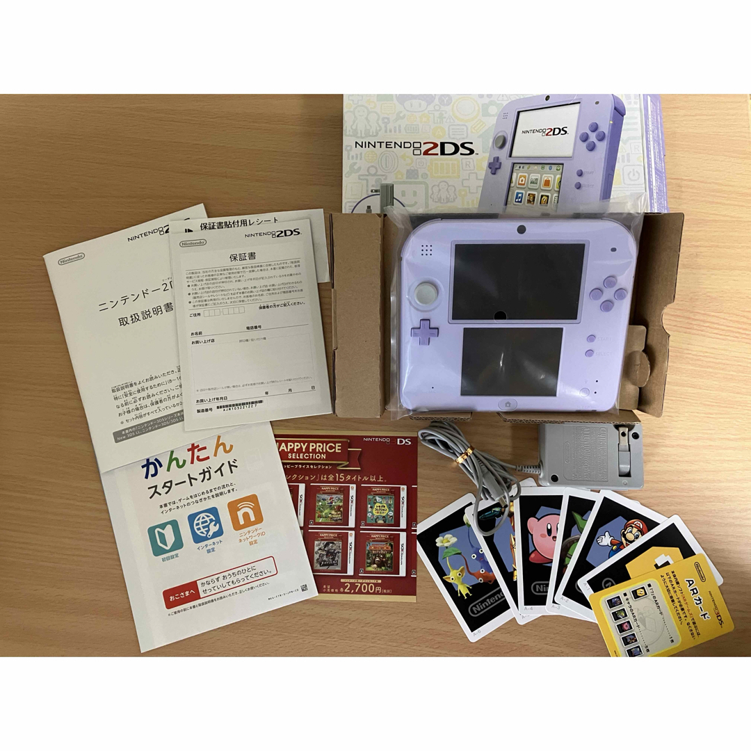 ニンテンドー2DS(ニンテンドー2DS)のニンテンドー2DS ラベンダー エンタメ/ホビーのゲームソフト/ゲーム機本体(携帯用ゲーム機本体)の商品写真