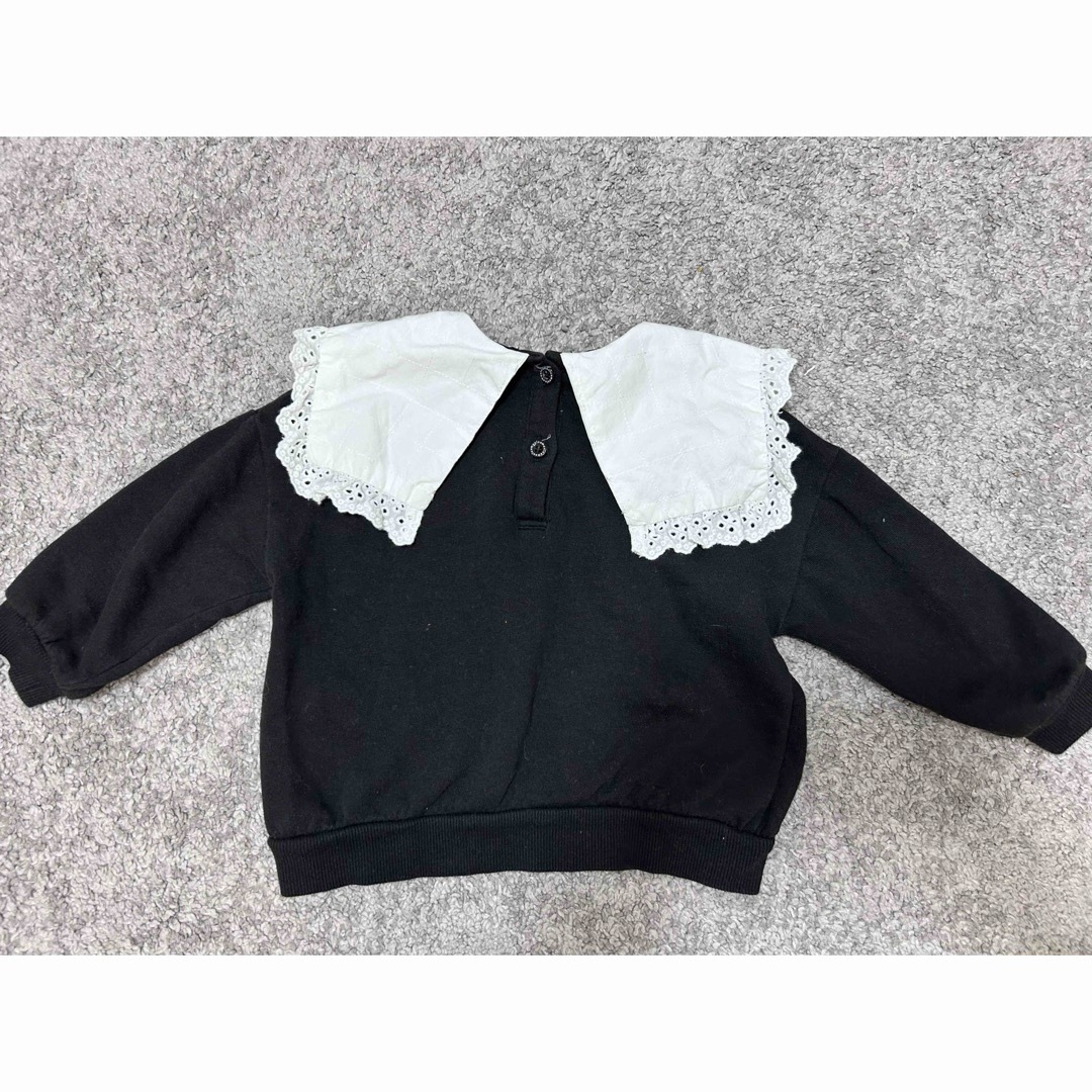 バースデイ　マニーナ　manina スウェット　トレーナー　襟　90 キッズ/ベビー/マタニティのキッズ服女の子用(90cm~)(その他)の商品写真