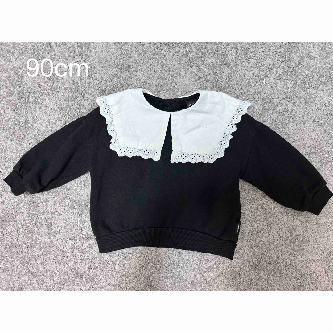 バースデイ　マニーナ　manina スウェット　トレーナー　襟　90 キッズ/ベビー/マタニティのキッズ服女の子用(90cm~)(その他)の商品写真