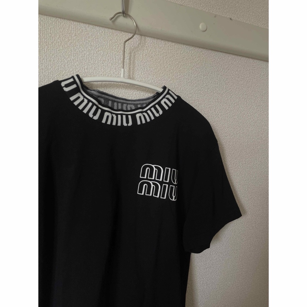 miumiu(ミュウミュウ)のミュウミュウ Tシャツ miu miu レディースのトップス(Tシャツ(半袖/袖なし))の商品写真