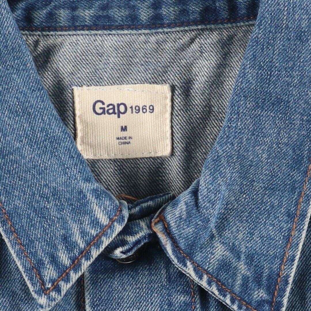 GAP(ギャップ)の古着 ギャップ GAP 1969 デニムジャケット Gジャン メンズM /eaa427131 メンズのジャケット/アウター(Gジャン/デニムジャケット)の商品写真