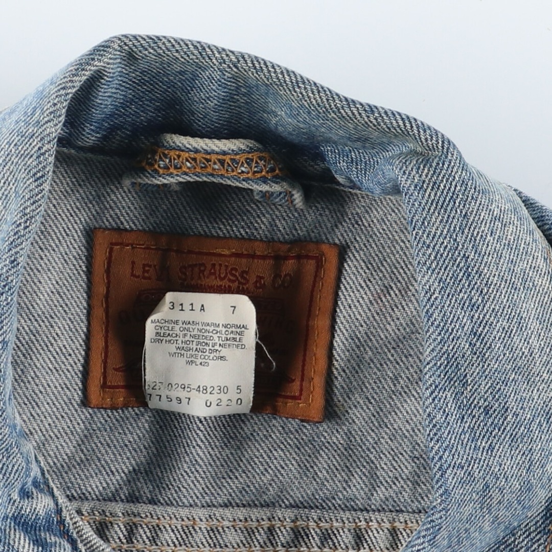 Levi's(リーバイス)の古着 90年代 リーバイス Levi's 77597-0220 デニムジャケット Gジャン USA製 レディースM ヴィンテージ /eaa427477 レディースのジャケット/アウター(Gジャン/デニムジャケット)の商品写真