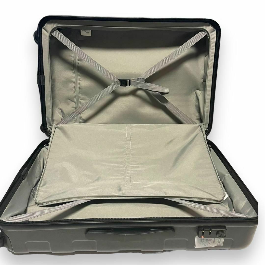 MUJI (無印良品)(ムジルシリョウヒン)の無印良品 MUJI ハードキャリーケース 60L シボ加工 希少旧モデル メンズのバッグ(トラベルバッグ/スーツケース)の商品写真