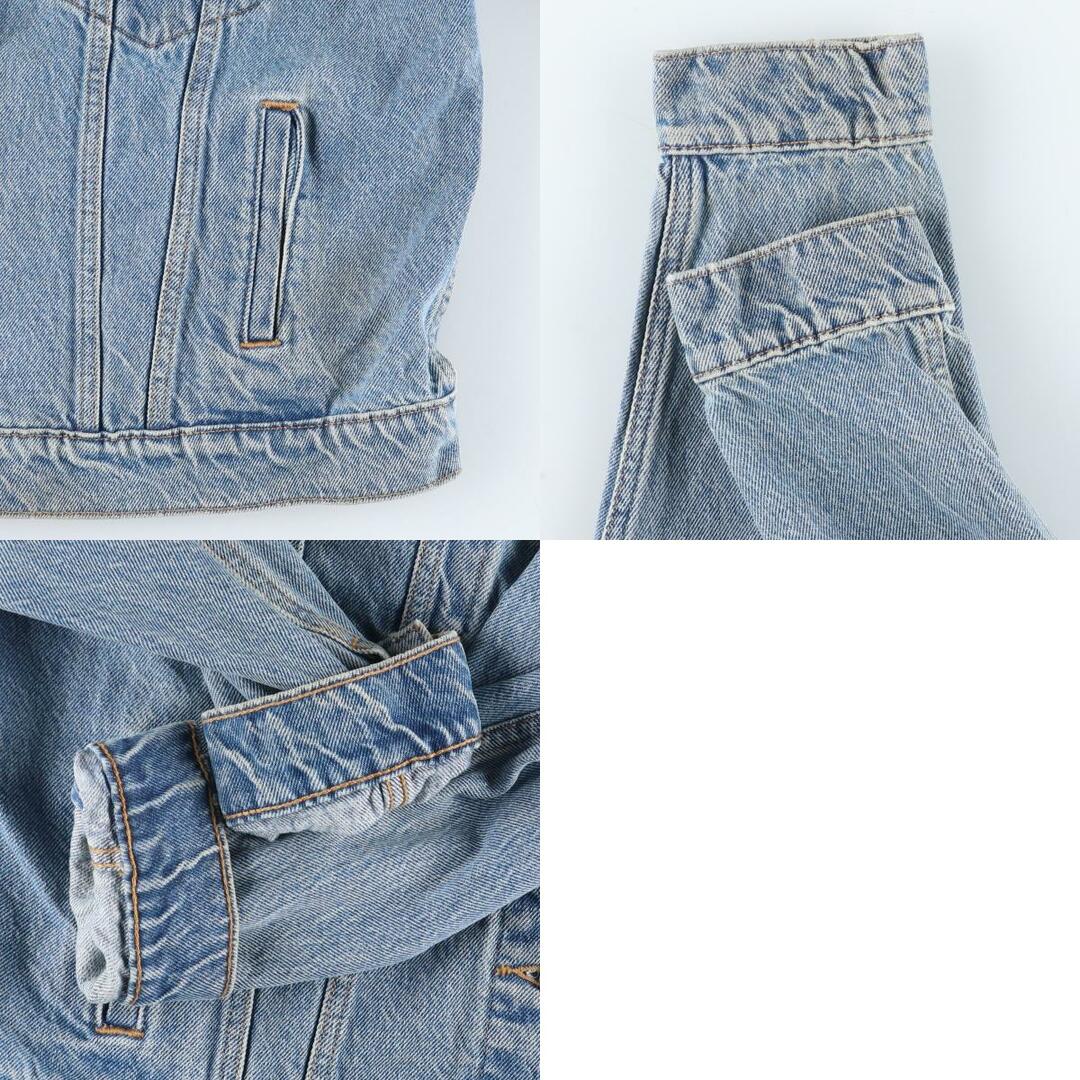 Levi's(リーバイス)の古着 リーバイス Levi's バックペイント デニムジャケット Gジャン レディースXL /eaa427474 レディースのジャケット/アウター(Gジャン/デニムジャケット)の商品写真