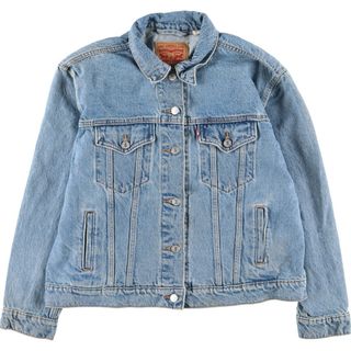 リーバイス(Levi's)の古着 リーバイス Levi's バックペイント デニムジャケット Gジャン レディースXL /eaa427474(Gジャン/デニムジャケット)