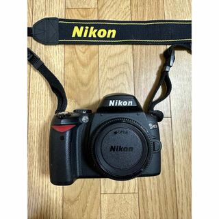 ニコン(Nikon)の【美品】Nikon ニコン D40 ボディカメラ 一眼レフ(デジタル一眼)