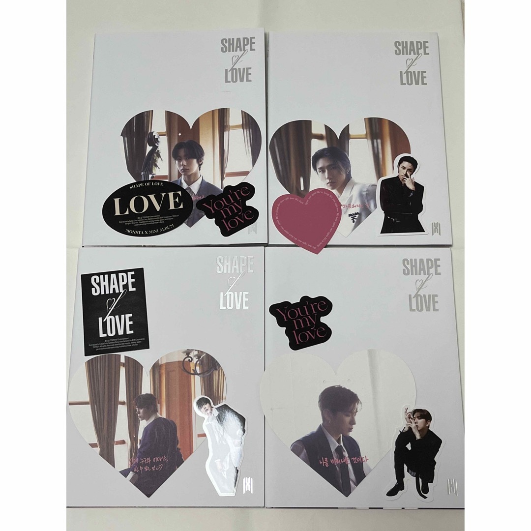 MONSTA X トレカ アルバム shape of Love エンタメ/ホビーのCD(K-POP/アジア)の商品写真