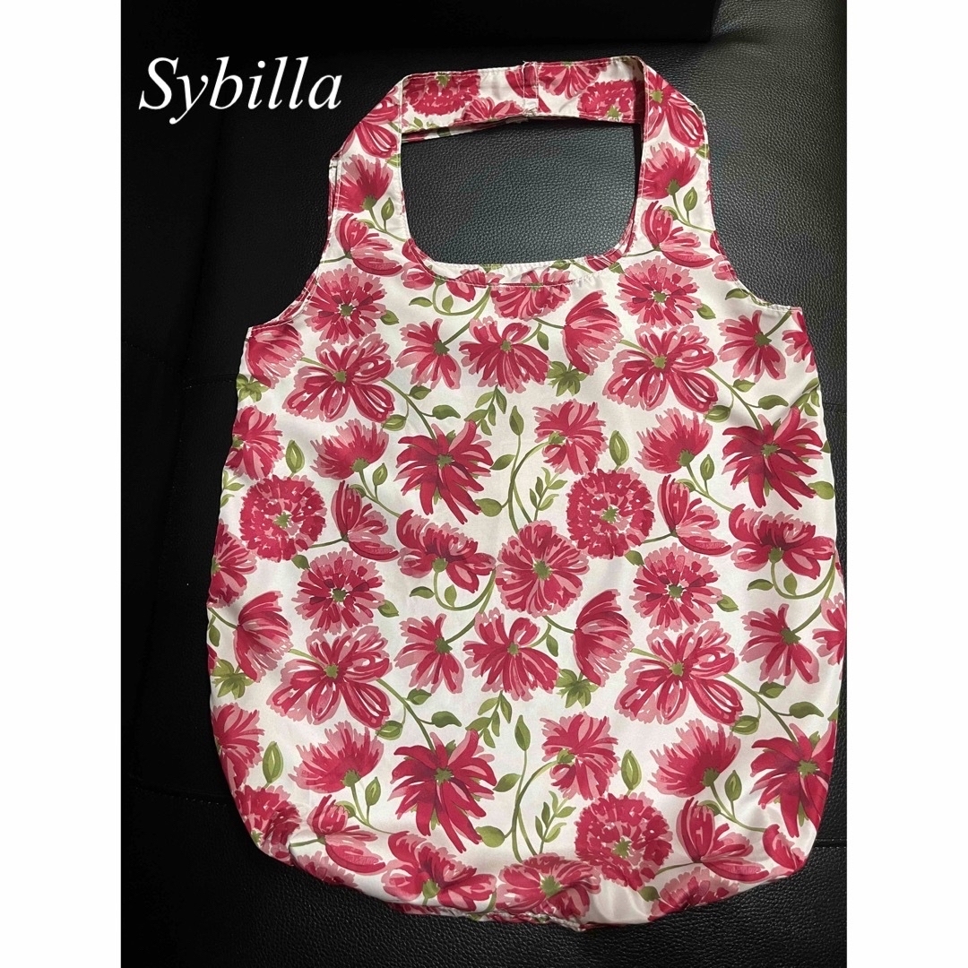 Sybilla(シビラ)のSybilla  シビラ　花柄　内ポケット　折りたたみ　エコバッグ レディースのバッグ(エコバッグ)の商品写真