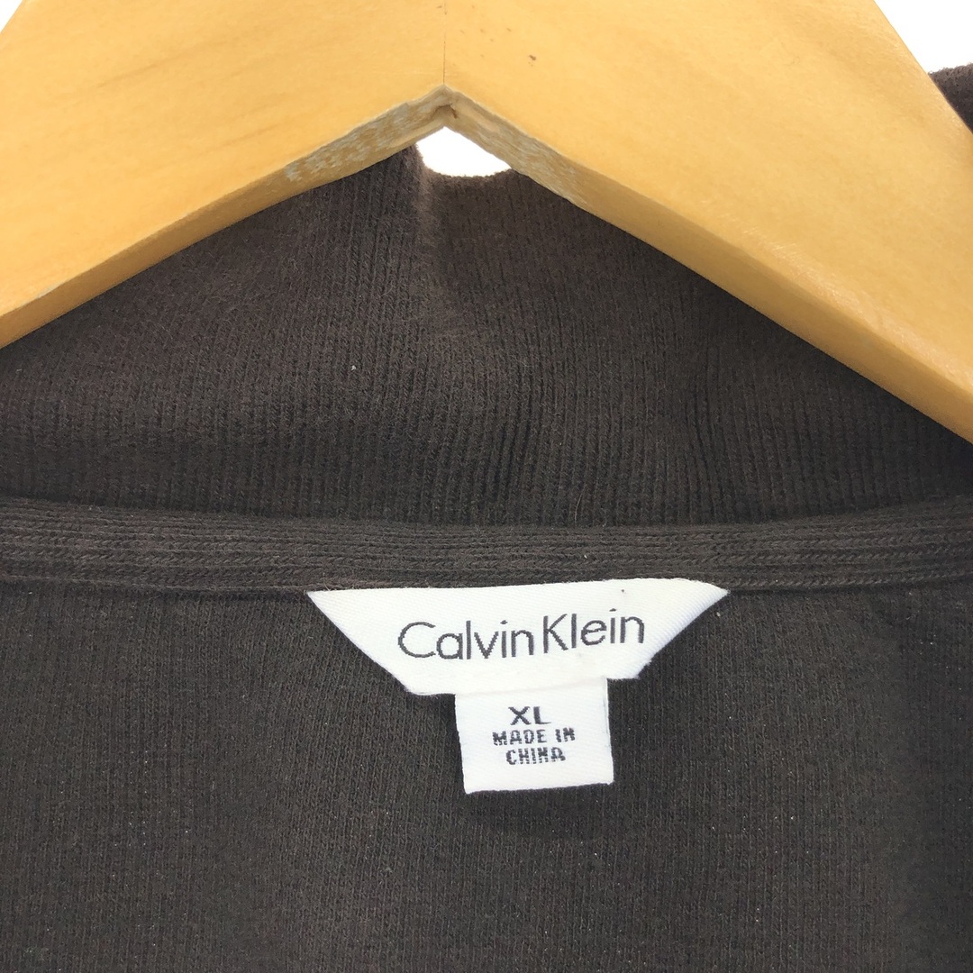 Calvin Klein(カルバンクライン)の古着 00年代 カルバンクライン Calvin klein ハーフジップスウェットシャツ トレーナー メンズXL /eaa426460 メンズのトップス(スウェット)の商品写真