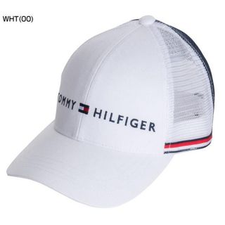 トミーヒルフィガー(TOMMY HILFIGER)のトミー ヒルフィガー ゴルフ メッシュキャップ ホワイトTHMB805F(その他)