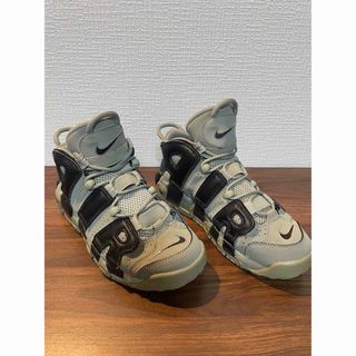 ナイキ(NIKE)のNIKE Air モアアップテンポ　ダークスタッコ/ブラック　23.5cm(スニーカー)