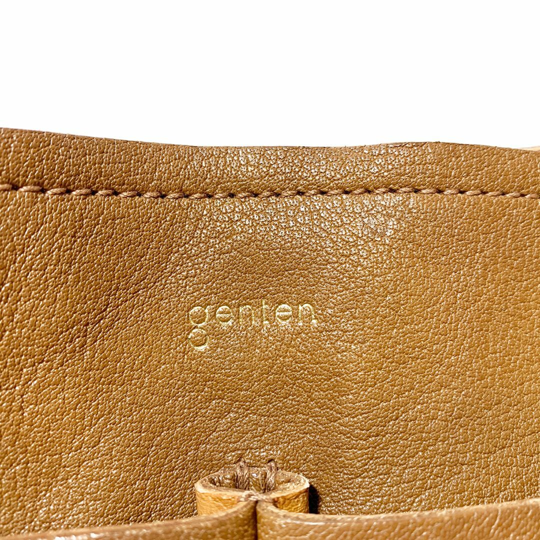 genten(ゲンテン)の【美品】genten ゲンテン レザー ショルダーバッグ トートバッグ レディースのバッグ(ショルダーバッグ)の商品写真