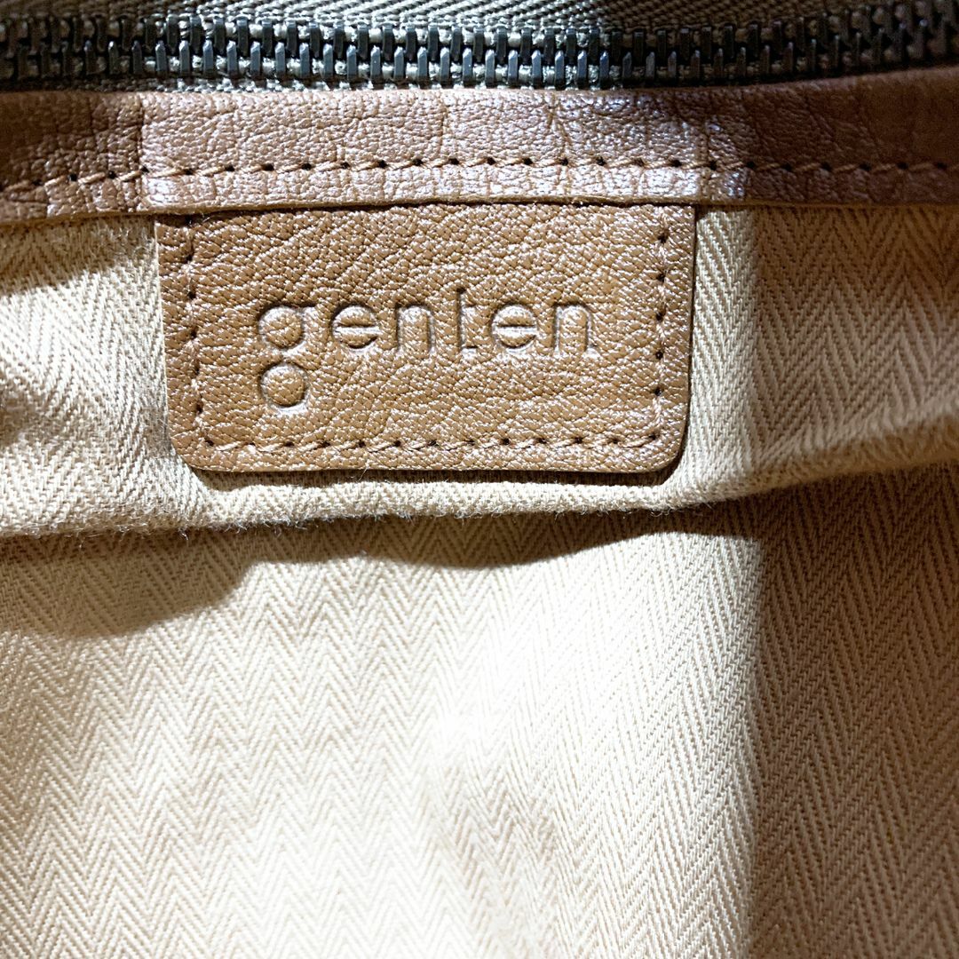 genten(ゲンテン)の【美品】genten ゲンテン レザー ショルダーバッグ トートバッグ レディースのバッグ(ショルダーバッグ)の商品写真