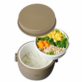 【色: ベージュ】シービージャパン(CB JAPAN) 保温弁当箱 [ご飯容器 (弁当用品)