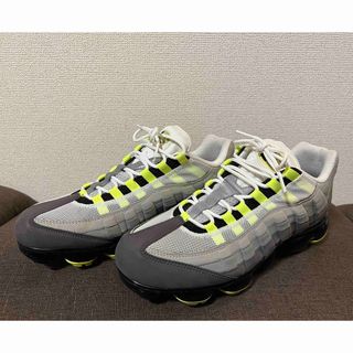 ナイキ(NIKE)の【美品】NIKE AIR VAPOR MAX 95 NEON (スニーカー)