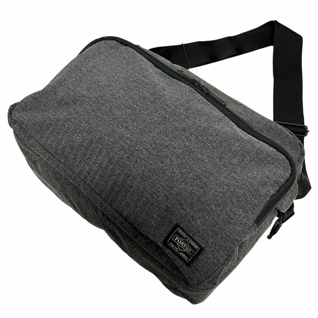 PORTER(ポーター)の【美品】PORTER FUNCTION SHOULDER BAG(L） メンズのバッグ(ショルダーバッグ)の商品写真