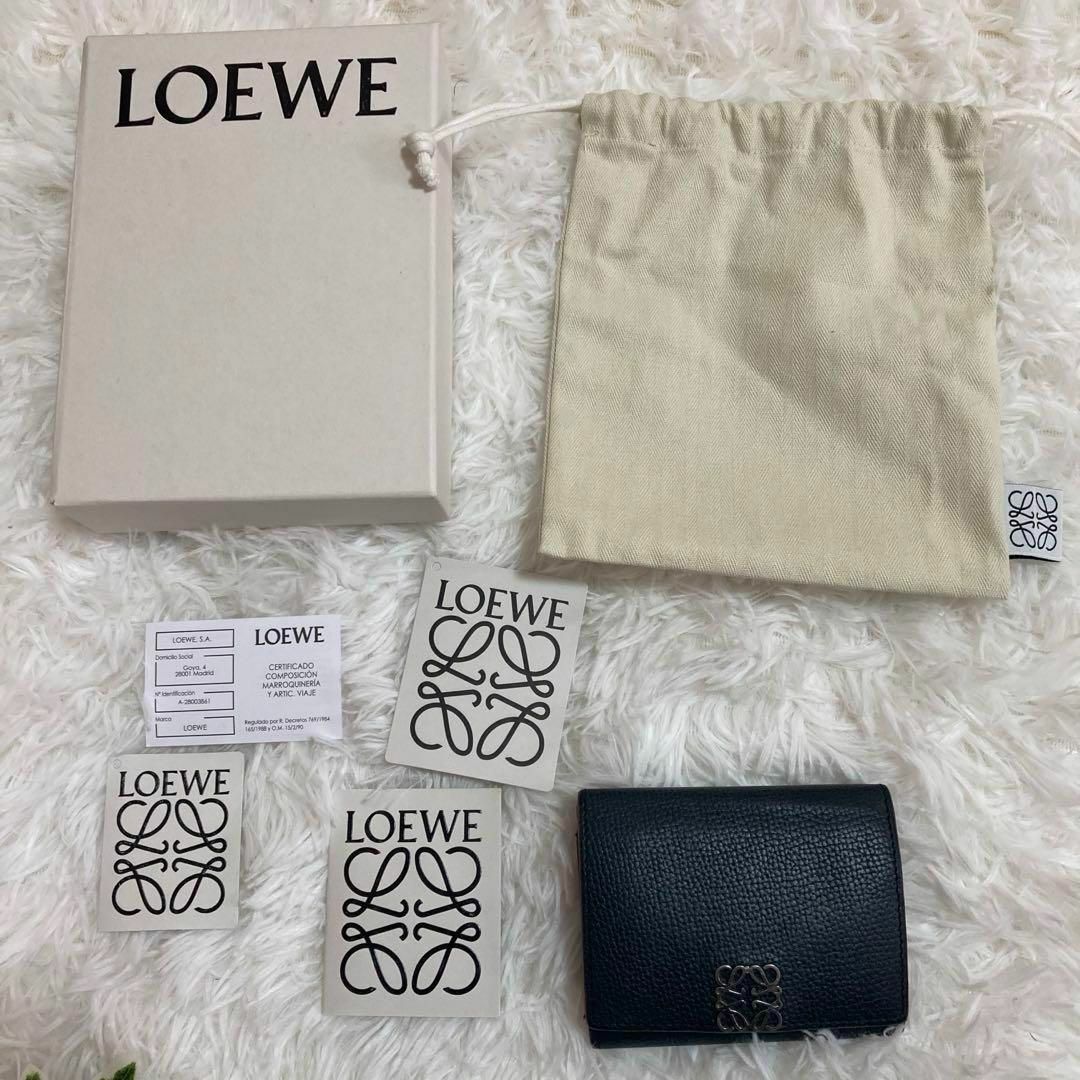 付属有✨ロエベ 三つ折り財布 トライフォールドウォレット 付属有✨ロエベ 三つ折り財布 トライフォールドウォレット
